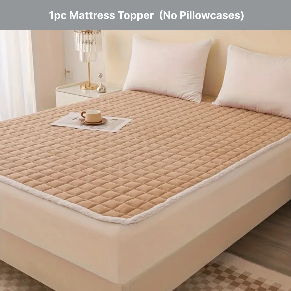 Weiche Matratzenauflage aus Polyester für das Bett – Bild 8