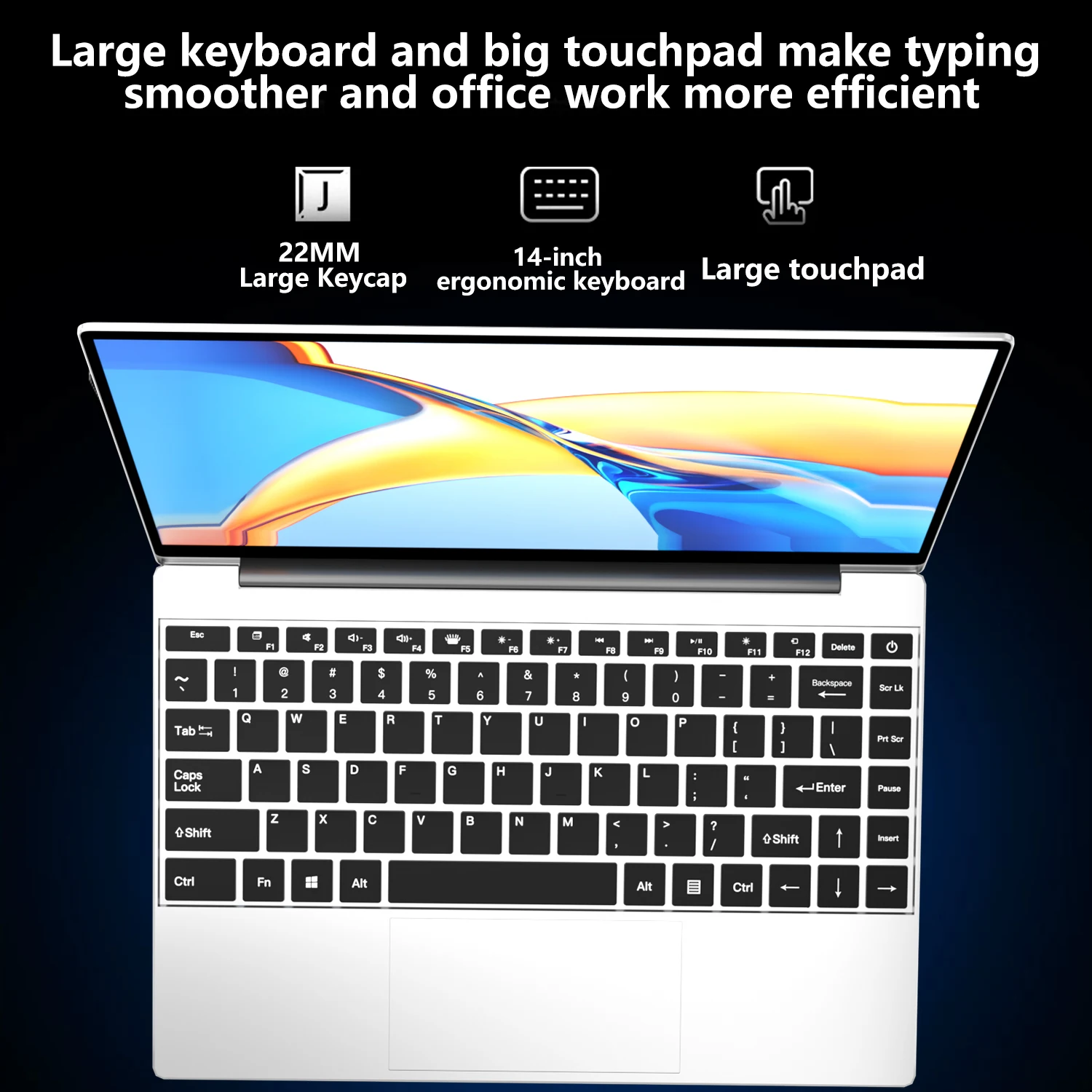 LENO 14,1 Zoll Laptop mit Intel N3700 und 16 GB RAM – Bild 6