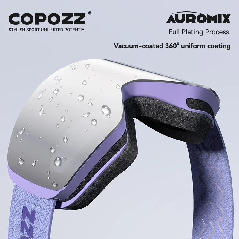 COPOZZ X-edge Skibrille mit magnetischer Scheibe – Bild 2