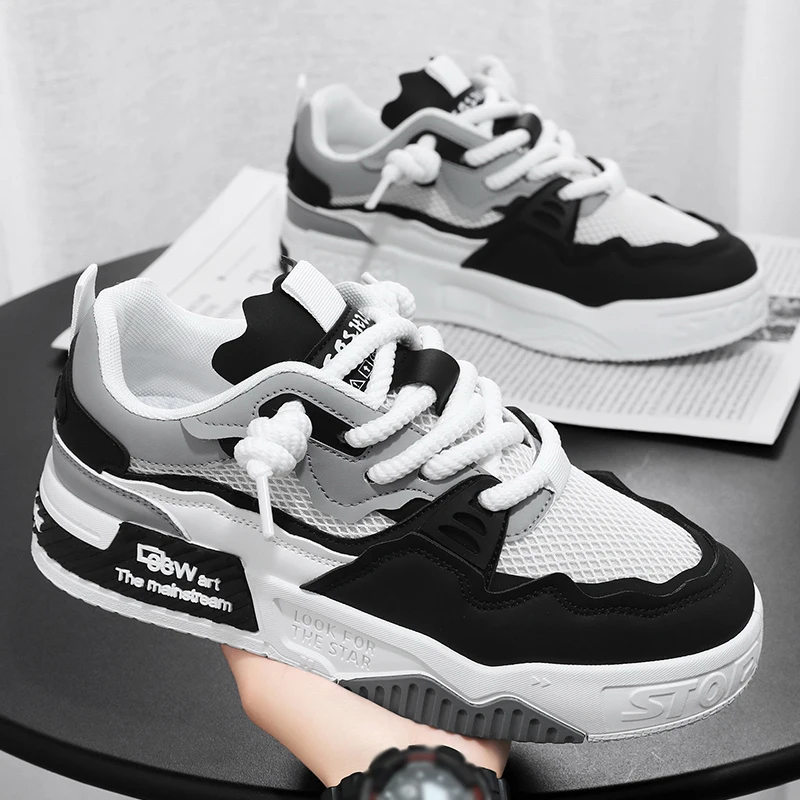 Herren-Sneaker mit geometrischem Muster – Bild 4