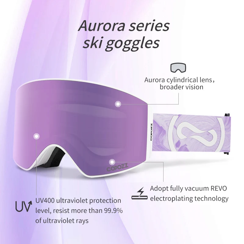 COPOZZ Skibrille UV400 – klare Sicht mit Antibeschlag – Bild 5
