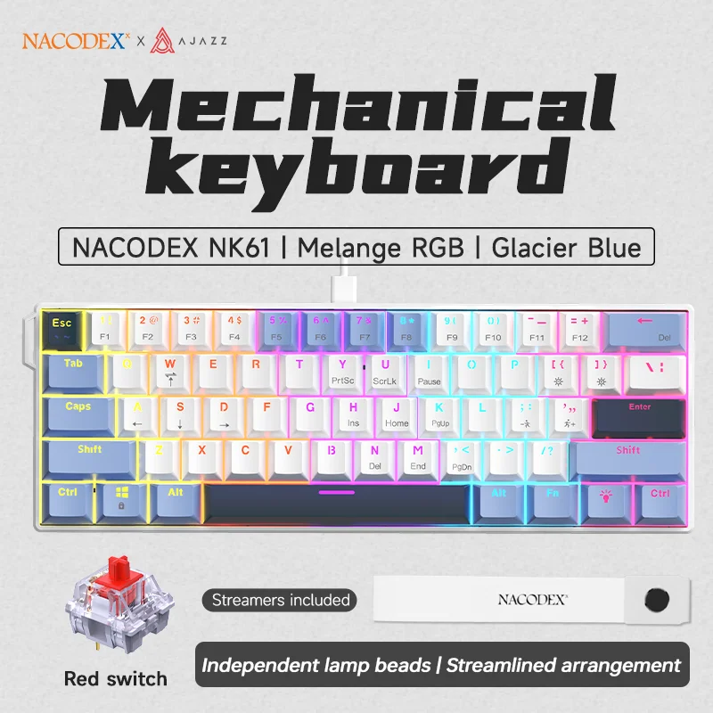 AJAZZ NK61 mechanische Gaming-Tastatur mit RGB – Bild 14